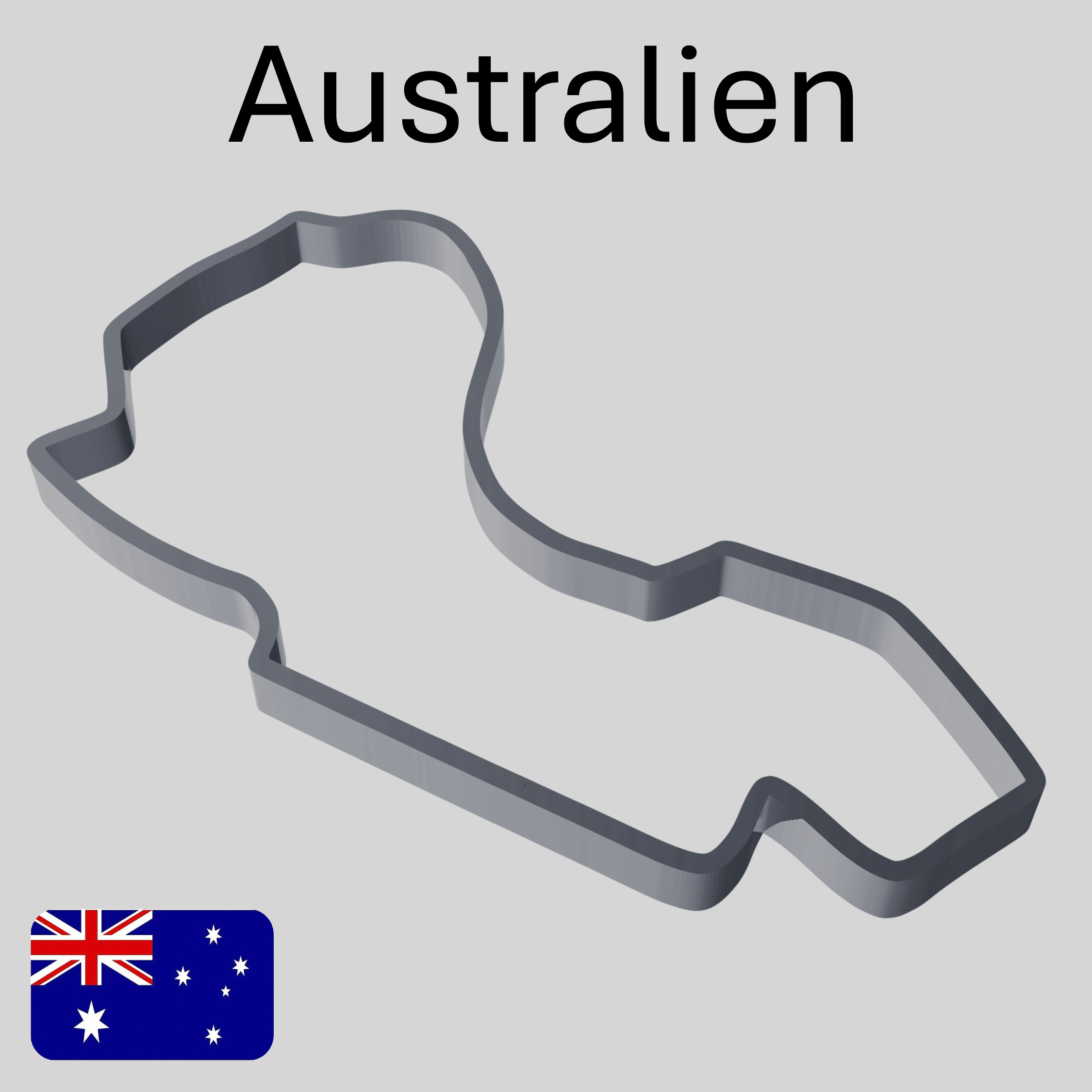 Australien – Streckenkarte